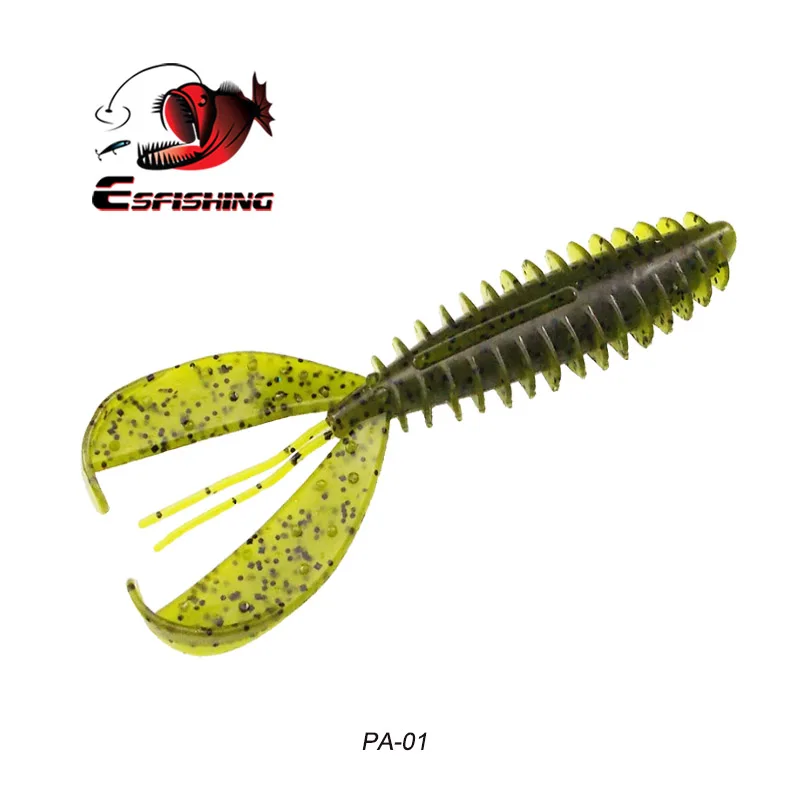 KESFISHING для рыбалки мягкие наживки с толстым Craw 110 мм 10g 6 шт. Оптовая продажа Детское