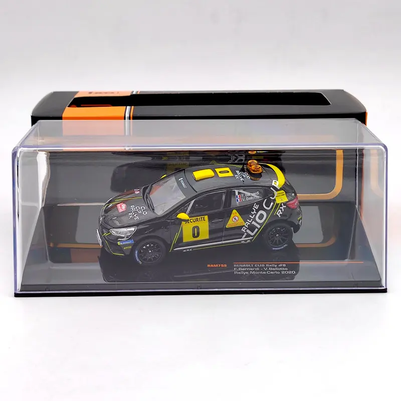IXO 1:43 For R~nault Clio Rally #0 F.Bernardi-V.B Rallye Monte-Carlo 2020 RAM755 Diecast Models Car Limited Collection Auto Toys | Игрушки и