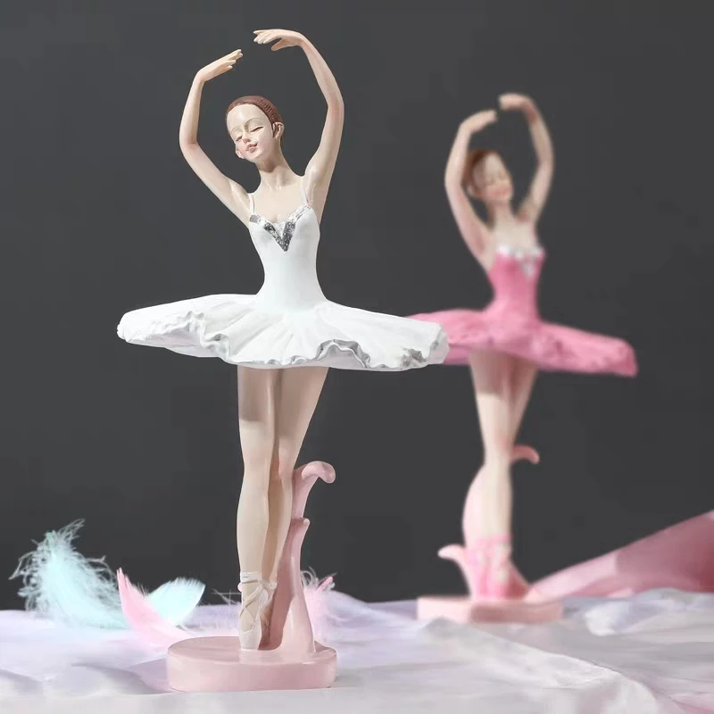 

Художественные балетки для девочек, статуэтка, современная, скульптура, миниатюрная статуэтка, декор для стола, украшение для комнаты принц...