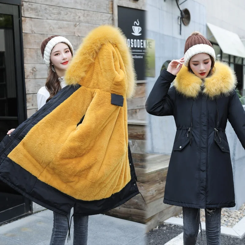 TYJTJY 6xl размера плюс женские новые корейские зимние пальто 2019 персиковый пуховик