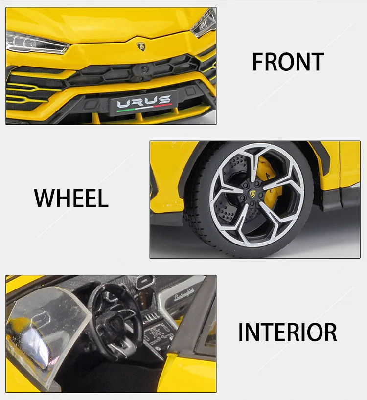 Bburago литая модель автомобиля 1:18 SUV Urus внедорожный металлический сплав Высокая имитационная машина с базой Игрушки для мальчиков подарки для мальчиков
