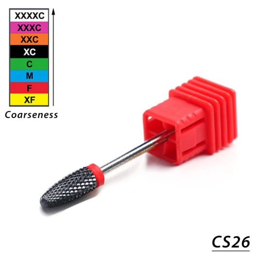 CS26 STZ 1 шт. керамические сверла для ногтей Маникюрные роторные фрезы электрические пилочки для ногтей Гель-лак для удаления педикюра аксессуары CS01-27 - Цвет: CS26