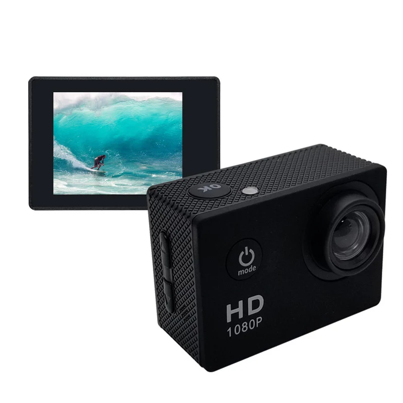 Action Camera Waterproof Sports Cam Wide Angle Lens DV Camcorder Rechargeable ND998 | Электроника