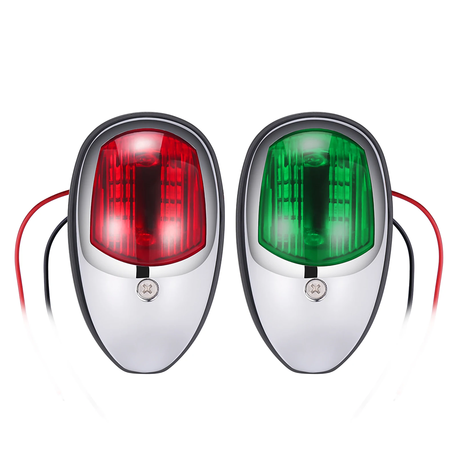 

Waterproof Boat Navigation Light Green And Red Marine LED Starboard And Port Side Light For Boat Yacht 12-24V Boat Light