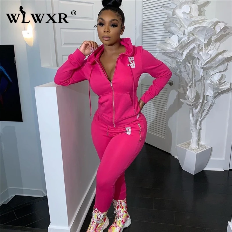 WLWXR уличная одежда комплект из двух предметов женский спортивный костюм верхняя