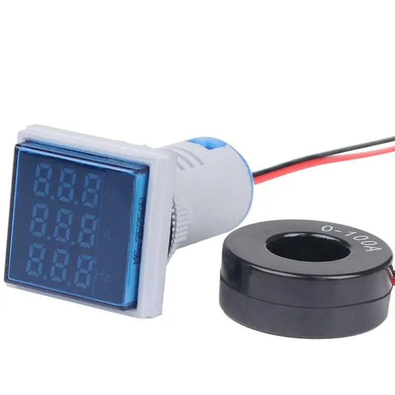 

High QualLED Digital Display Tester Voltmeter Ammeter Voltage Current Frequency Tester Meter Small And Exquisite And Powerful