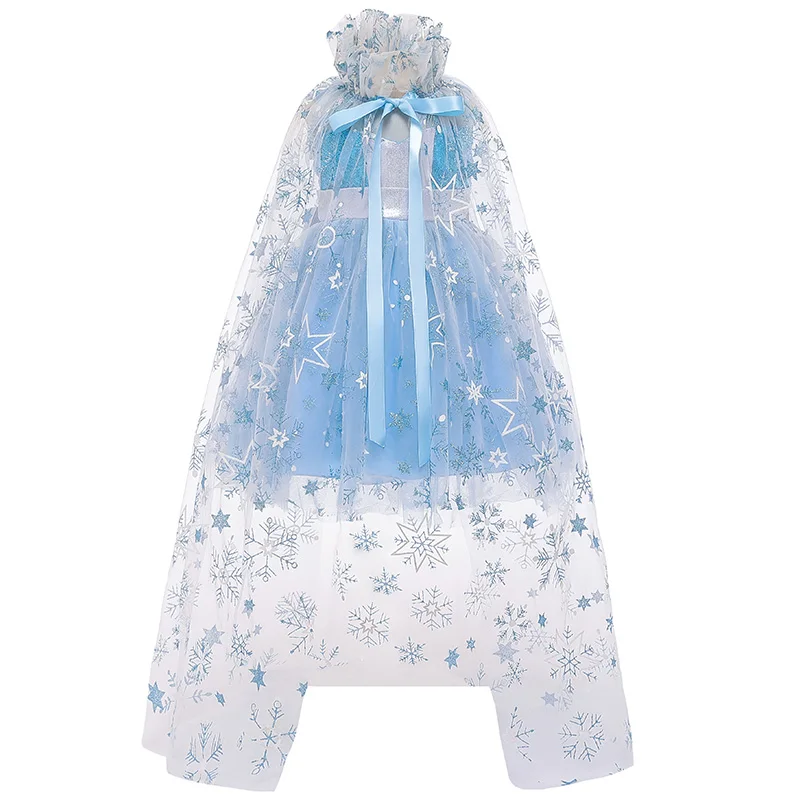 Infant Girls Dress With Shawl For Toddler Girl Kids Cosplay Princess Costume Children Birthday Party Clothing Vestidos |