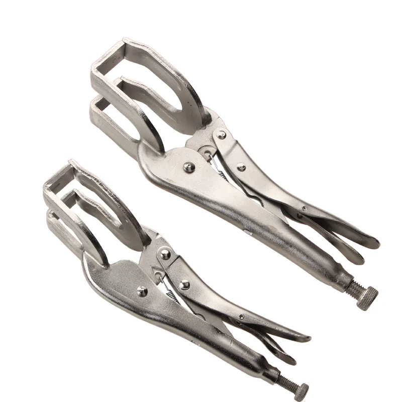 

Carbon Steel welding clamp U type Pipe wrench Adjustable Grip Vise Locking Jaw Pliers Wood Locator Clips Electical Repair Tools