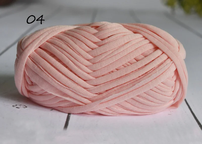 04 1pc 100 г/шар плотная ткань полоса Пряжа Ремесло для ручная вязка крючком DIY подушка одеяло ткань полоса для сумок - Цвет: 04 1pc