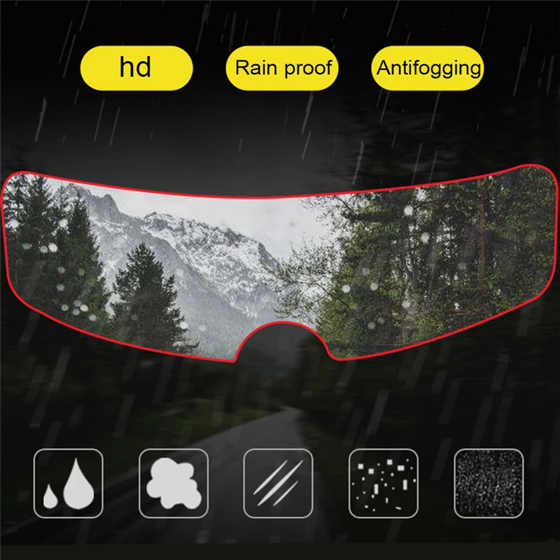 Водонепроницаемый шлем линзы патч пленка противотуманные мотоциклетные крышки