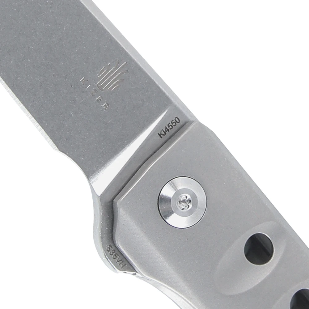 Kizer knife tactical noble KI4550 2020 new camping titanium handle with special holes outdoor tool | Инструменты