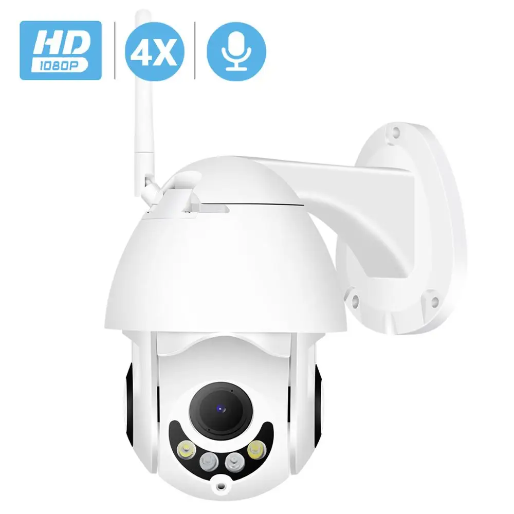 Скоростная купольная IP камера BESDER 1080P PTZ беспроводная Wi Fi безопасности с
