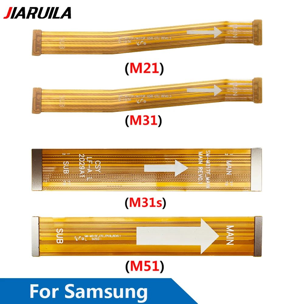 

Новая материнская плата с ЖК-дисплеем, разъем для экрана, гибкий кабель для Samsung Galaxy M21, M31, M31S, M51, M215F, M315F, M317F, M515F