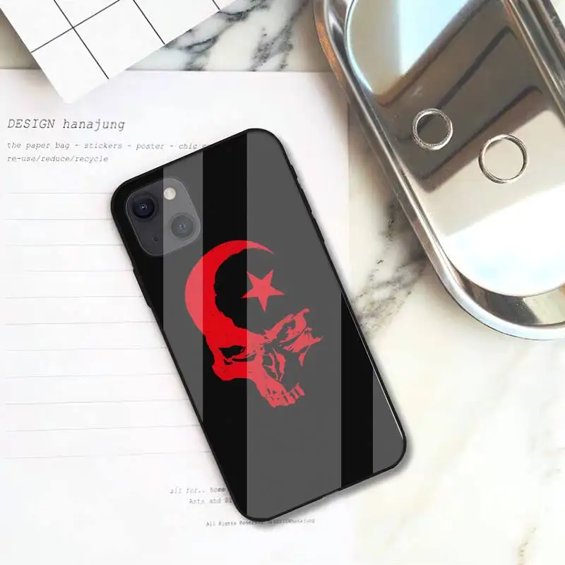 Чехол для телефона ZOROXU с турецким флагом iPhone 12 Mini 11 Pro XS Max X XR 7 8 Plus стеклянный чехол