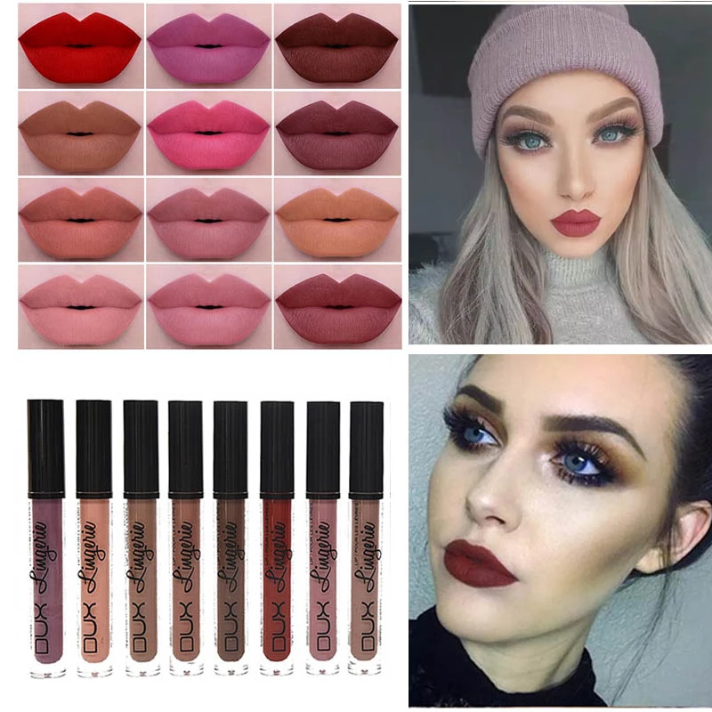 Помада жидкий матовый оттенок для губ корейский водонепроницаемый долговечный