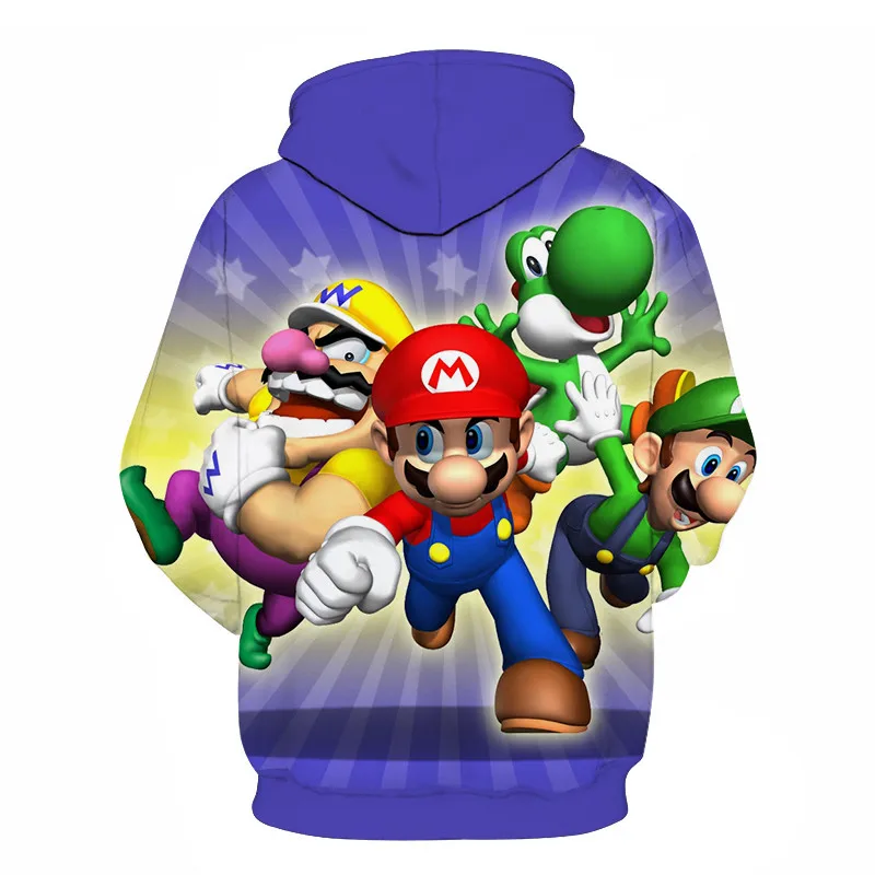 

2021 Japanese anime series game 3D printing latest adult hoodie spring and autumn fashion men's and women's hooded sweater cute