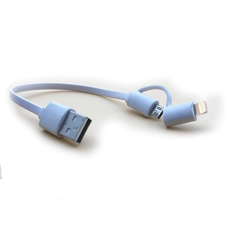 20cm 2in1 line Эго USB Зарядное устройство электронные сигареты eGo резьбы usb адаптер зарядный кабель для передачи данных для электронные сигареты eGo EVOD CBD Батарея Vape Наборы - Цвет: 20cm 2in1 line