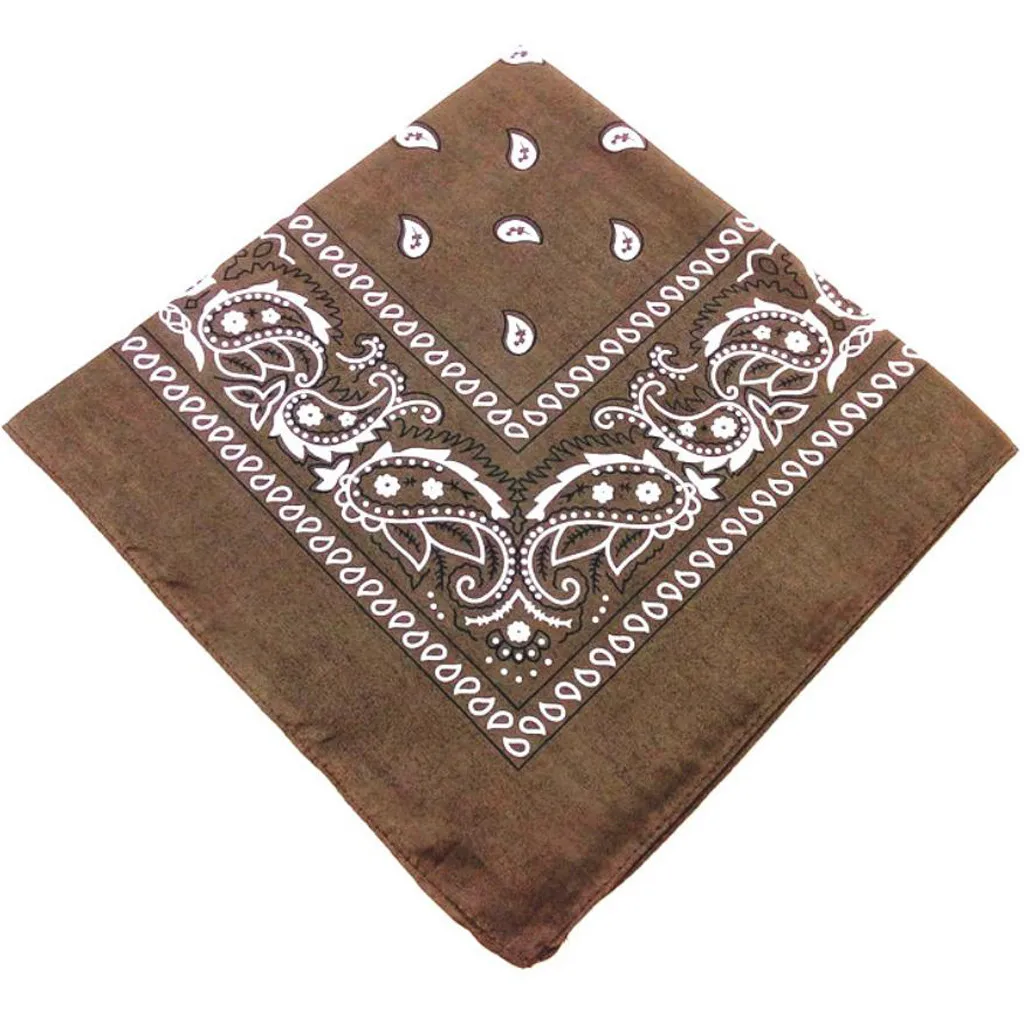 

6PC Bandanas For Men And Women Fashion Silk Scarf Soft And Durable Bandana