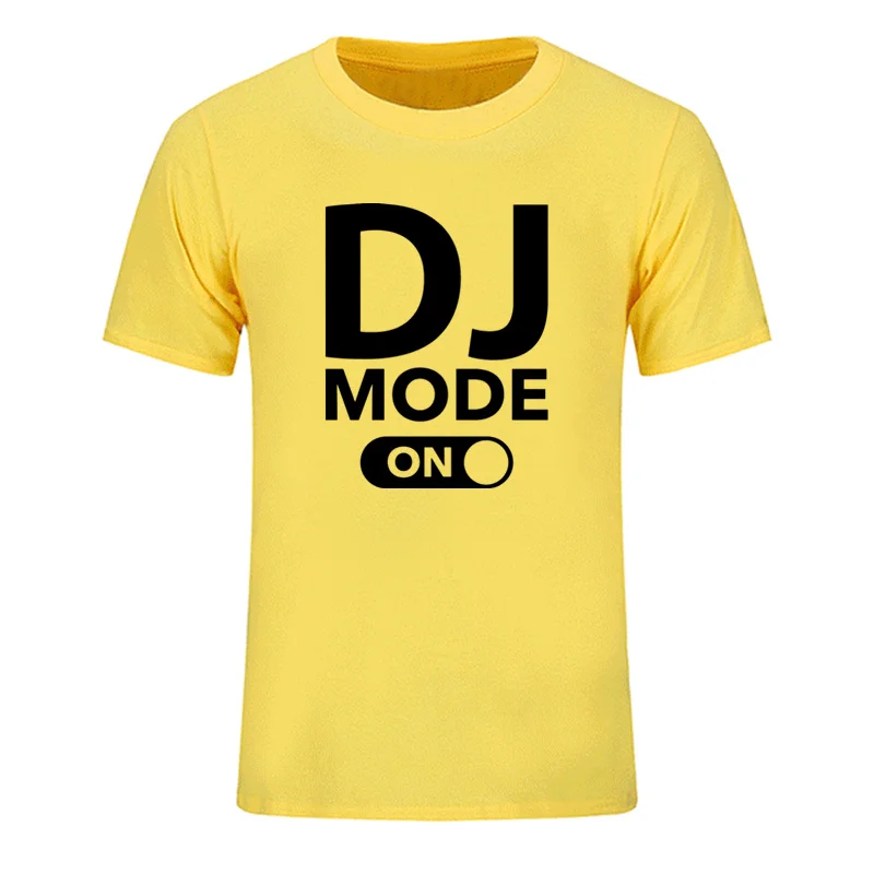 Мужская футболка с изображением DJ режима мужские футболки из 100% хлопка забавным