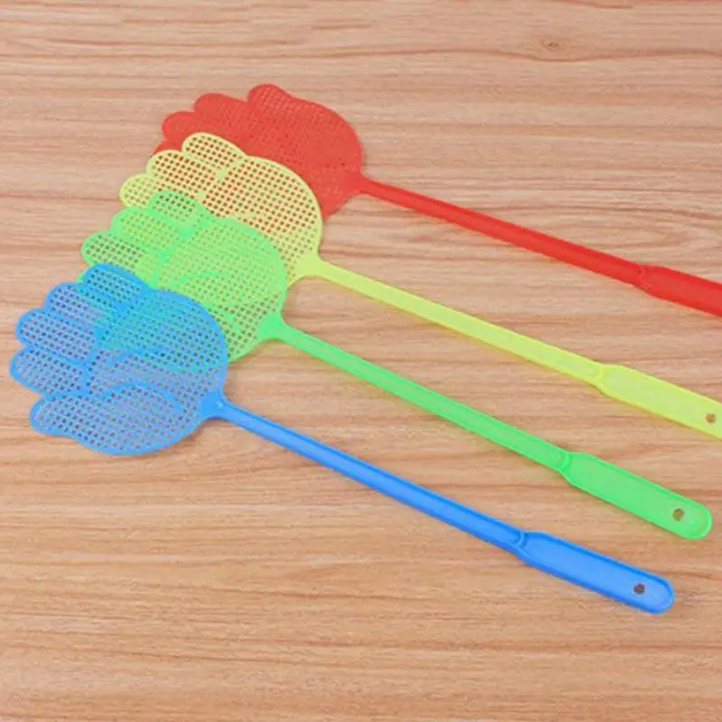 

1pc Random Color Creative Palm Fly Swatter Plastic Fly Swatter Random Slap Fly Catcher Swatter Flies Household Daily Necessities
