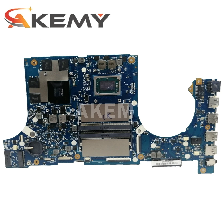Kaufen SAMXINNO Für ASUS FX95DT FX505D FX505DT FX505DD Laotop Mainboard FX505DT Motherboard Mit AMD Ryzen 7 3700H APU