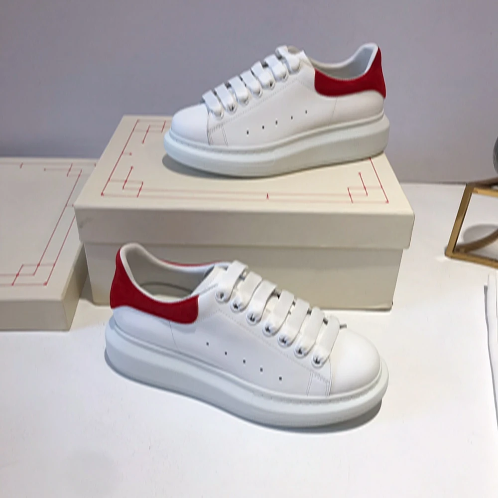 Роскошные Брендовые женские кроссовки из натуральной кожи 2020 новые модные