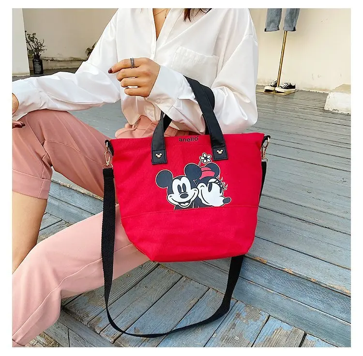 Новинка 2021 стильная модная женская сумка мультяшная Милая Холщовая Сумка для