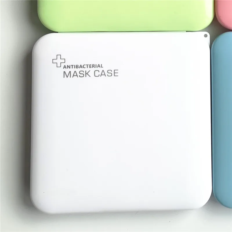 

Colorfor Portable Masks Case pp Box for storing mask Saves masks box cartoon students Mask Storage Dustproof mask Organizer