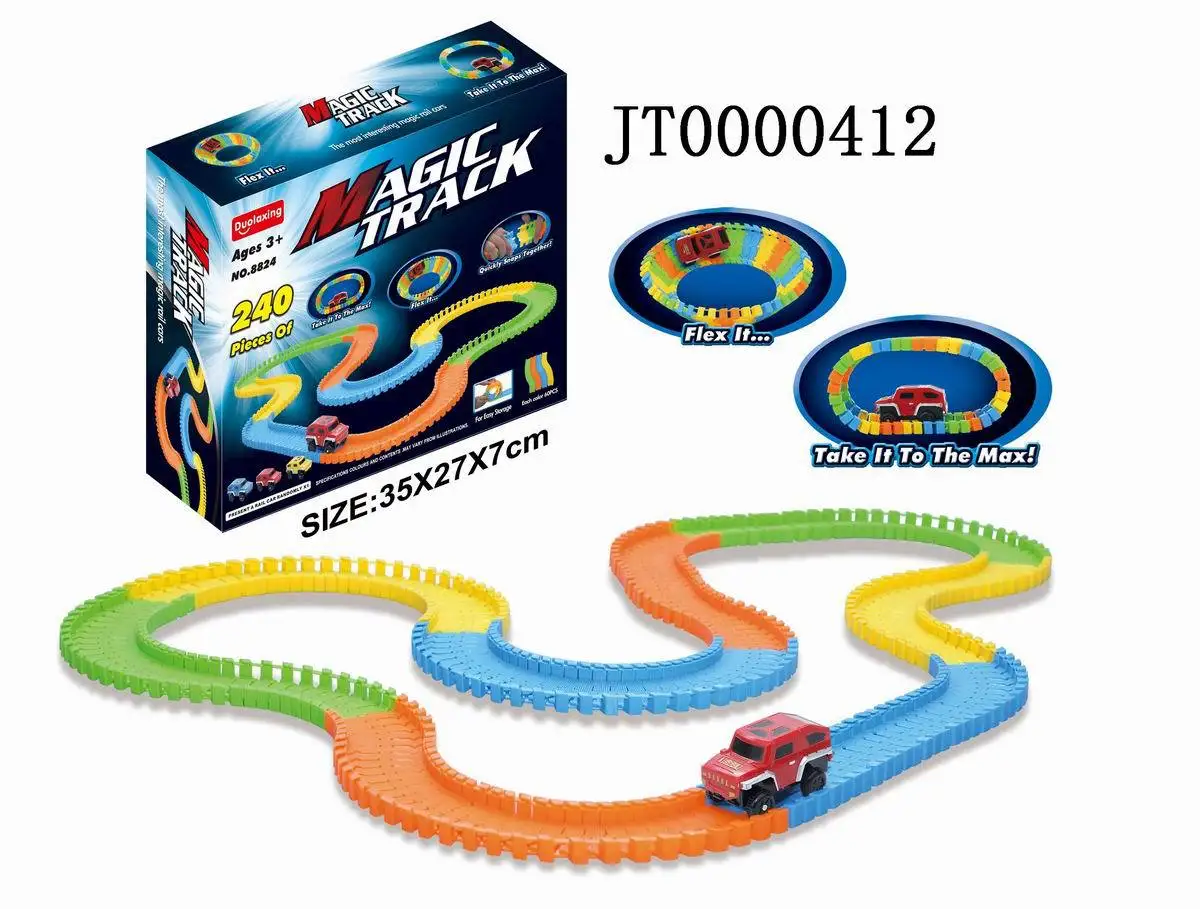 

Duolaxing Doraemon 240PCs Children's Electric Assembled Rail Car Light Included