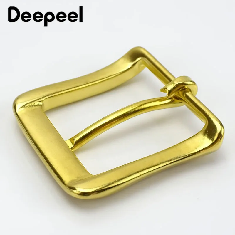 Deepeel ID 40 мм латунная пряжка для ремня из чистой меди кожаных ремней 38 39 женщин