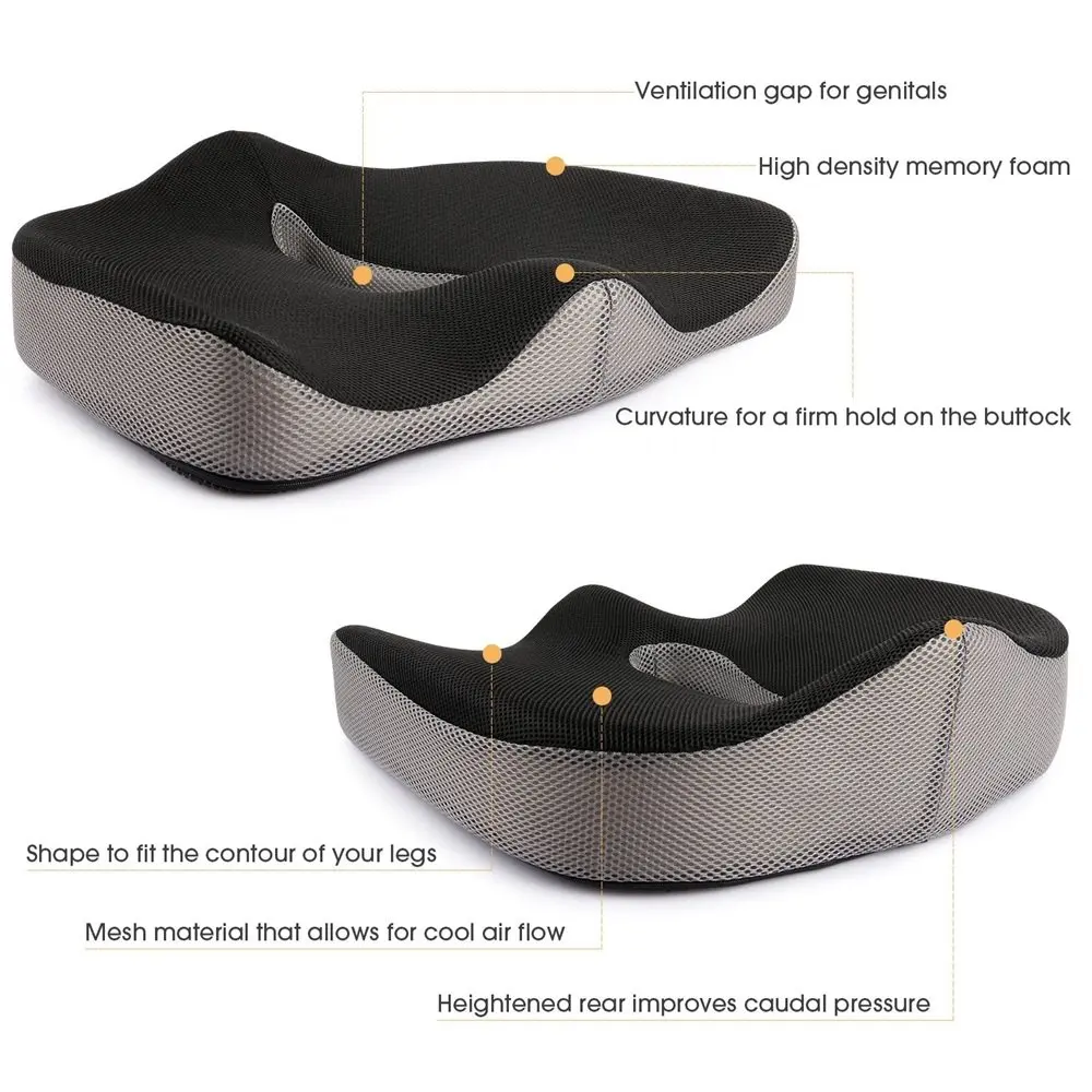 Ортопедическая Удобная подушка на сиденье автомобиля из вспененного материала с