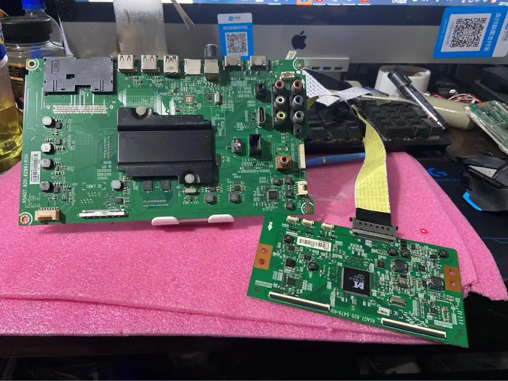 

LED50K300U 50EC520UA original motherboard RSAG7.820.6299 screen HD500DU-B52