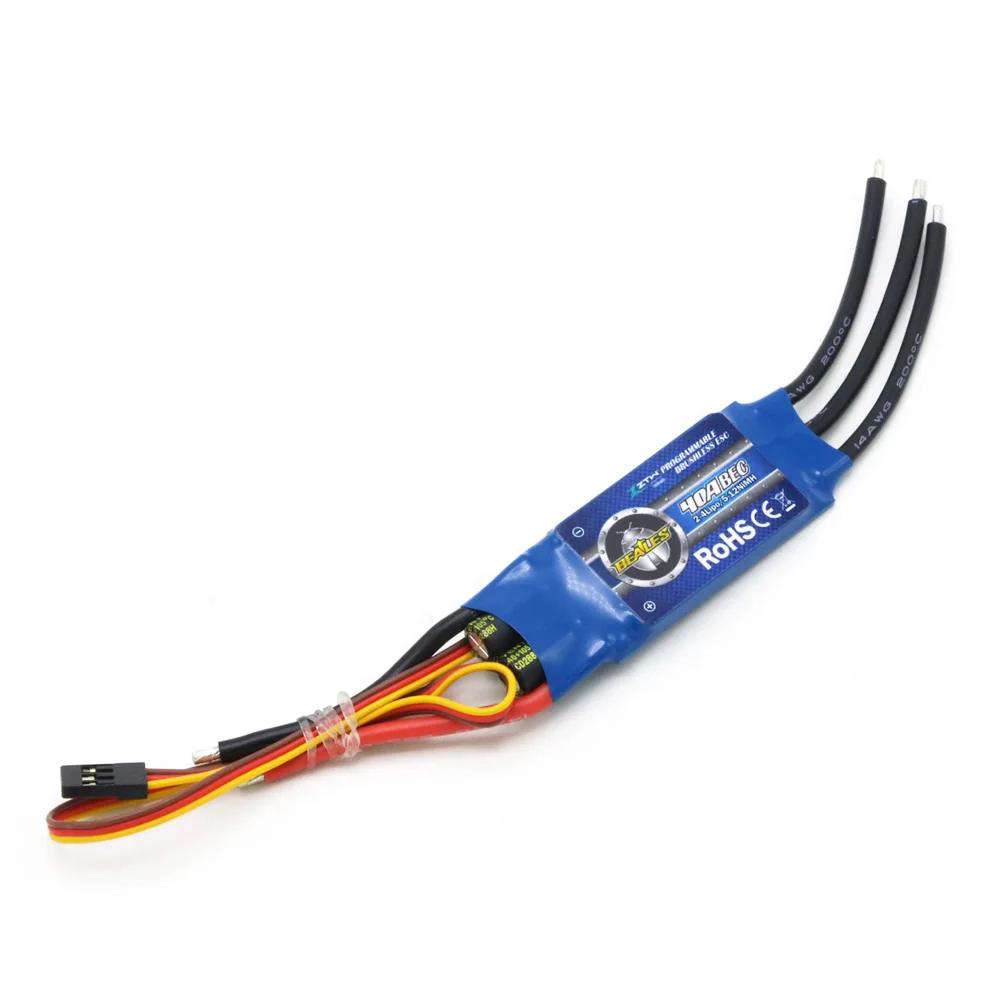 ZTW Beatle Series 2-6s 20A 30A 40A 50A 60A 80A контроллер скорости ESC с Programe картой для радиоуправляемого дрона RC вертолета