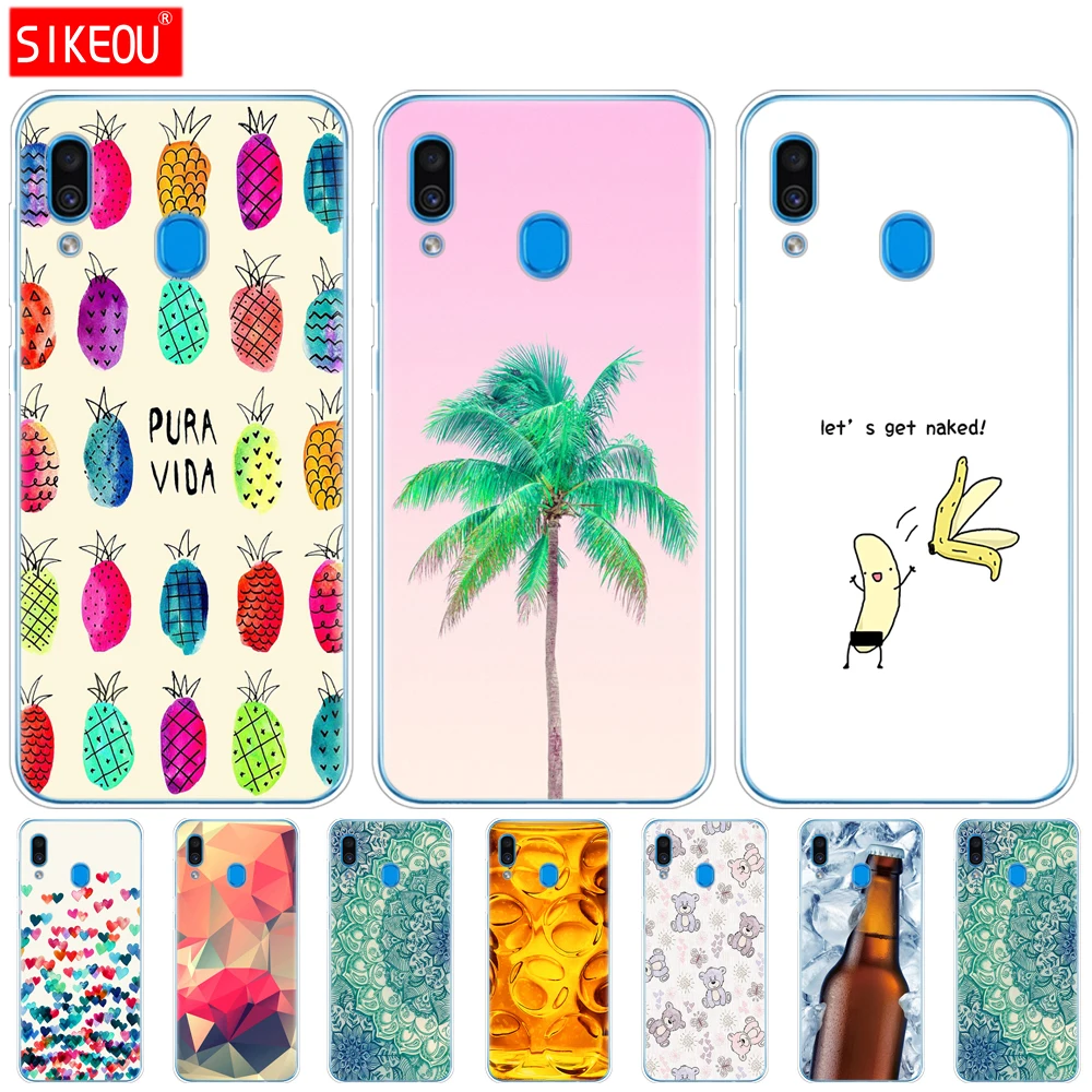 Чехол для Samsung Galaxy A20 чехол A20E силиконовая задняя крышка A 20 2019 A205F A202F мягкий бампер