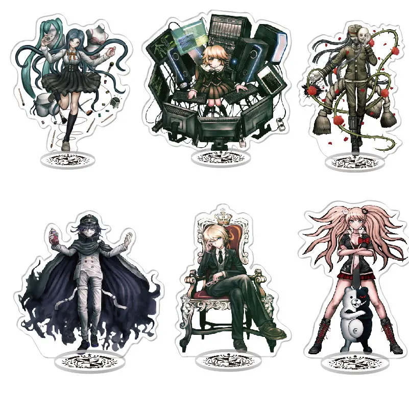 

Danganronpa Anime Figures Acrylic Double Sided Decoration Action Toy Ornaments Creative Toy Desktop Anime Periphery Toy