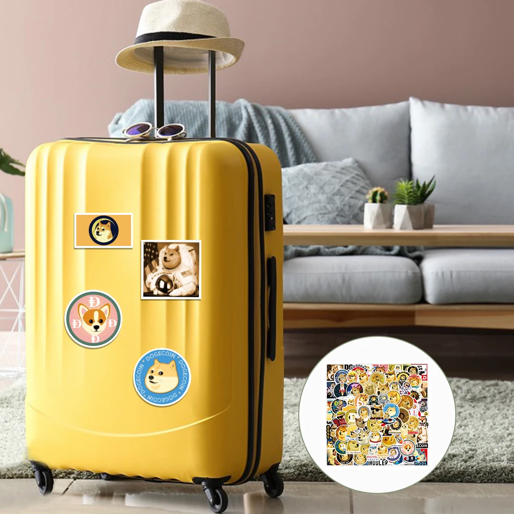 

Waterproof Cute Cartoon Laptop Stickers Decals for Car Notebook Luggage
