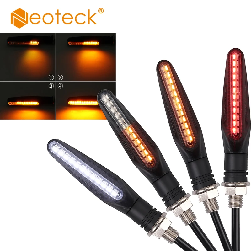 Neoteck Универсальный 24 светодиодный индикатор поворота мотоцикла