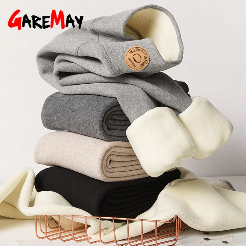 

Women's Winter Leggings Slimming Velvet Thermal Pants Tight Grey Leggings Skinny Thick Warm Leggings for Women with Fleece