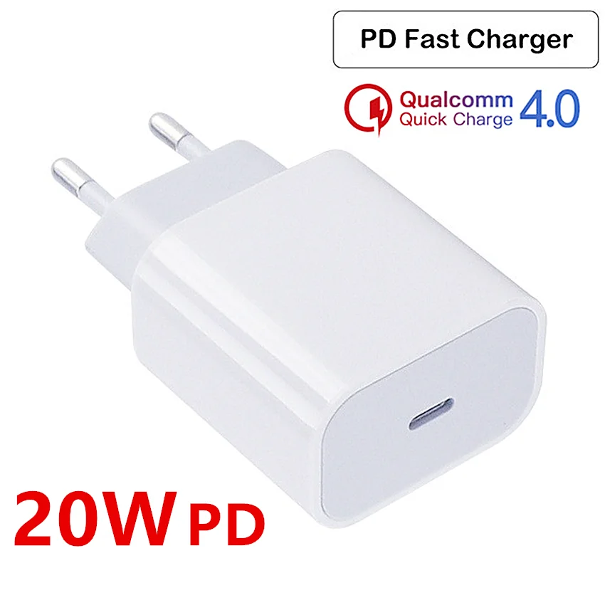 Зарядное устройство для Apple iphone 12 pro 20 Вт PD 3 0 QC 4 USB Тип C быстрая зарядка iPhone 11 |