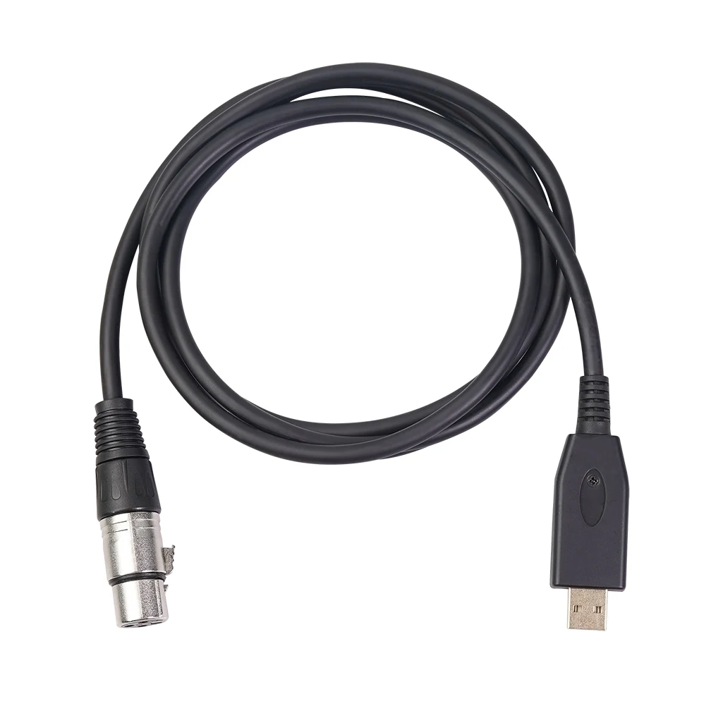 Кабель для микрофона 6 футов 10 USB штекер на гнездо XLR переходник адаптер