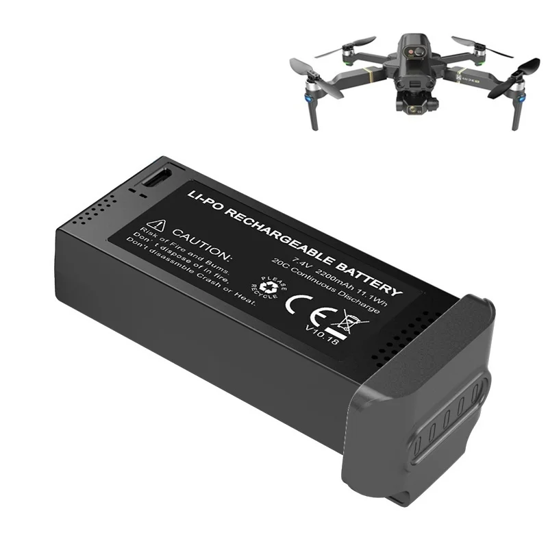 7,4 V 2200mAh LiPo bater&iacute;a + 5IN1 cargador para KAI un PRO/MAX recambios de cuadrirrotor RC accesorios de bater&iacute;a de 7,4 v-1
