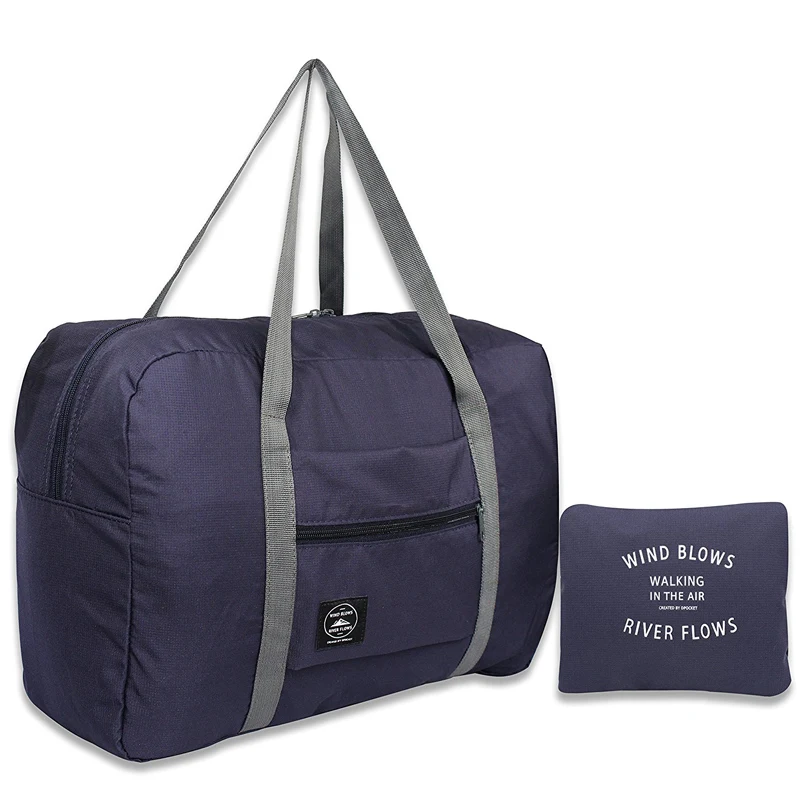 Waterproof Nylon Travel Bags Women Men Large Capacity Folding Duffle Bag Organizer Packing Cubes Luggage Girl Weekend Bag Drop