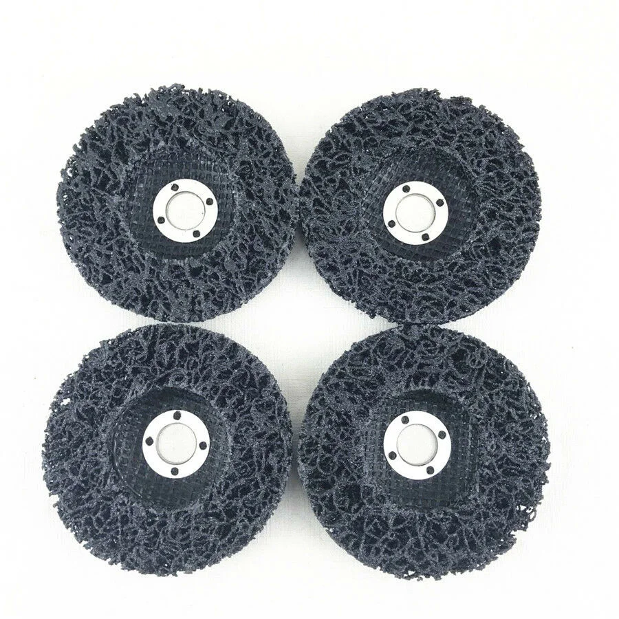 

4pcs Grinder Wheels Black Discs Paint Rust Removal Clean Polishing 46Grit Stainless Steel Aluminum