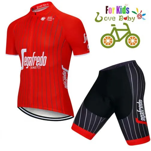 2018 трекинг черный красный Летний дышащий и быстросохнущий Детский комплект для