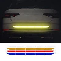 car reflective stickers exterior auto warning strips reflect tape protector car body trunk sticker car accessories