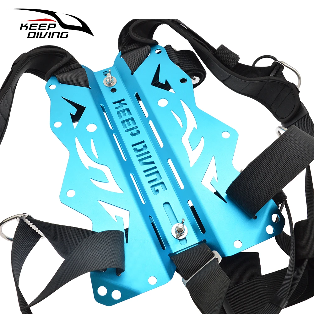 Aluminum Alloy Technic Diving Backplate Set Wing BCD Ultralight backplane For Scuba Harness System Hardware Backmount | Спорт и
