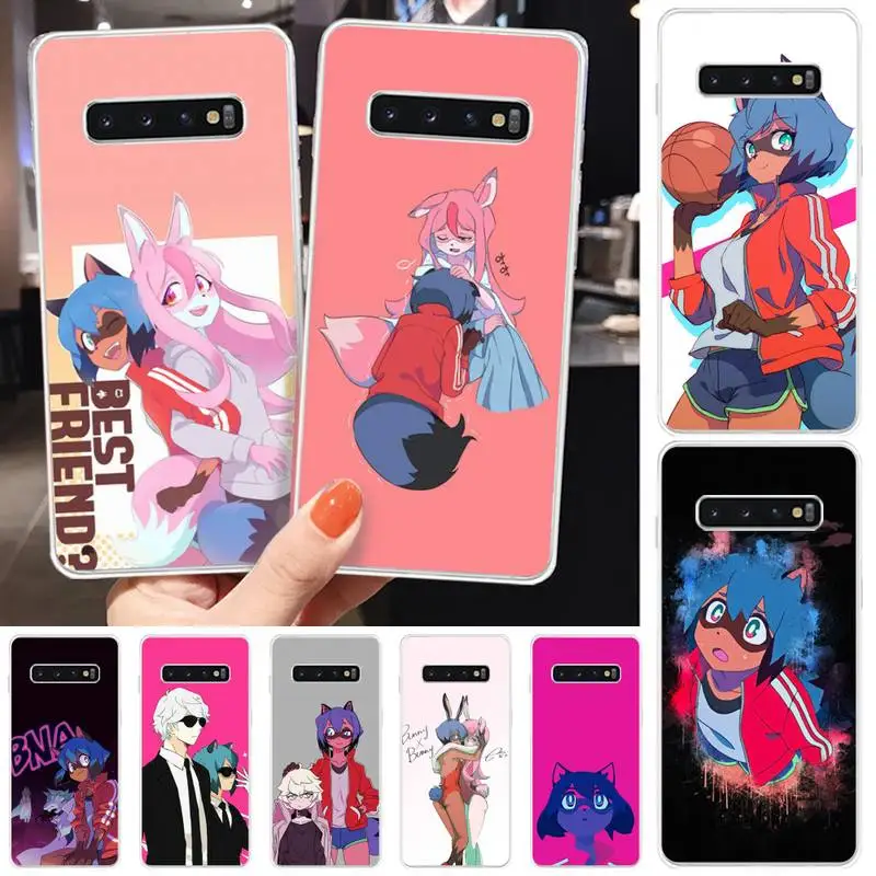 

BNA Brand New Animal Phone Case Fundas for Samsung S10 S10 Plus E S7 S7edge S8 S8plus S9 S9plus Cover Transparent Shell