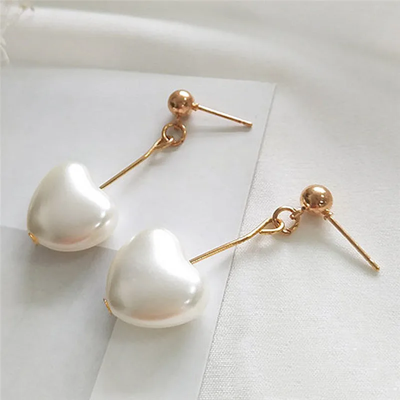 1 пара в форме сердца любовь фестиваль подарок для леди новые модные серьги Для