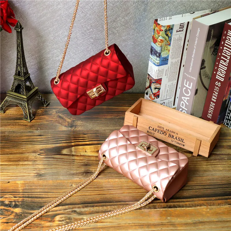 2019 Корейская версия новой матовой желейной сумки с бриллиантами мини маленькая