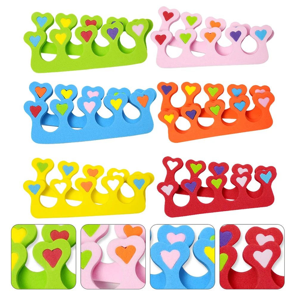 

24pcs Creative Nail Separator Toe Divider Manicure Supply Nail Beauty Tool